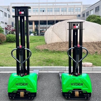 Electric Stacker 1000kg 800/1000/1300/1600mm Full Electric Battery Self-Loading Forklift