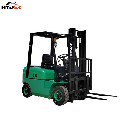 AC Motor 1.5ton 1500kg Counterbalanced Electric Pallet Forklift with Lithium Battery