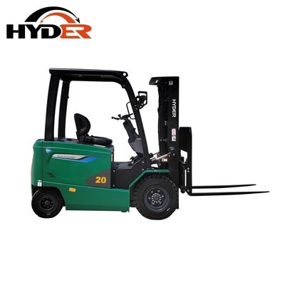 240.00cm * 130.00cm * 220.00cm 2.0t Electric Forklift with Lithium Battery and Charger