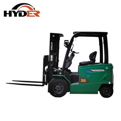 240.00cm * 130.00cm * 220.00cm 2.0t Electric Forklift with Lithium Battery and Charger