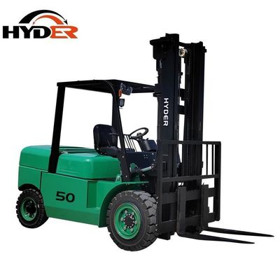 5t Load Capacity Electric Forklift with Four Wheels and Mosfet Control System