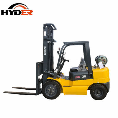 Gasoline Engine 3.0 Ton 3m Lifting Pneumatic Tires Forklift for Your Requirements