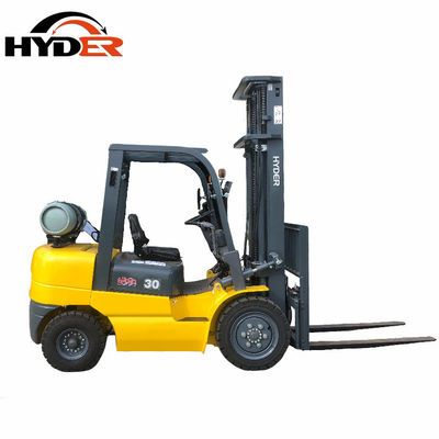 Gasoline Engine 3.0 Ton 3m Lifting Pneumatic Tires Forklift for Your Requirements
