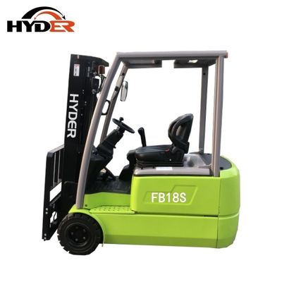 Custom Design Hyder 1800kg Three Wheel Electric Forklift with Energy Efficiency Stability