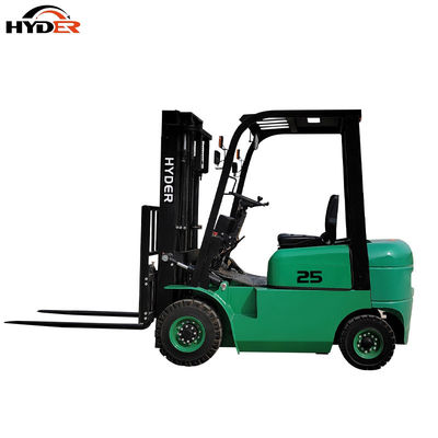 Hyder Full Electric Battery Operated Forklift Truck 2.5ton with Lift Motor and Mast
