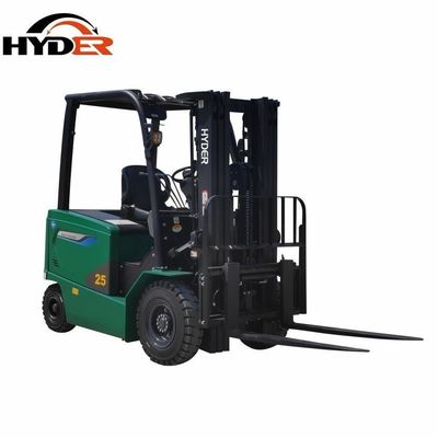 AC Motor Electric Forklift with 2.5tons Load Capacity and Side Shift Solid Tires
