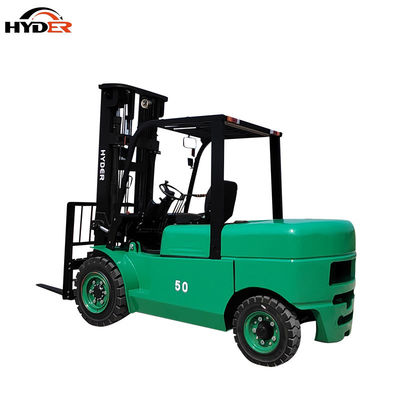 5 Ton Load Capacity Hyder 5000kg Lithium Battery Electric Forklift with Pneumatic Tire