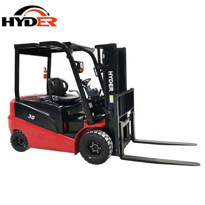 3980kgs Load Capacity 72V 350ah 3m Lithium Electric Forklift with AC Motor Operation