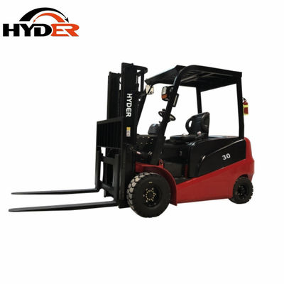 AC Motor Hyder Electric Forklift 3ton with Lithium Battery for Power 2600*1265*2150mm