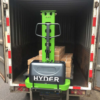 193kgs Semi Electric Self Loading Stacker HSLS500 for Heavy Duty Warehouse Handling