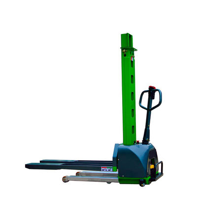 Self Lifting Stacker 1000kg Load Capacity Electric Stacker Propelled Forklift