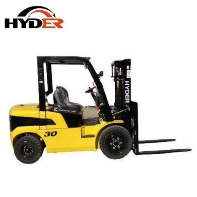 Japanese Engine Yellow Hyder Fd30 3t Diesel Forklift Truck with Super Big Discount