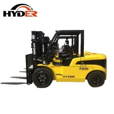 Hyder Adjustable Xinchai Engine 5.0ton Diesel Forklift Fd50 with CE Yellow Adjustable