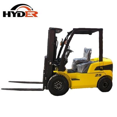 2.5ton Diesel Forklift with 3m Duplex/Triplex Full Free Mast and Pneumatic/Solid Tire