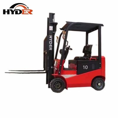 Electric Counterbalance Forklift 1t Four Wheel Mini Pallet Truck for Easy Maneuvering