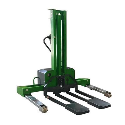 1.0t Straddle Leg Electric Stacker with Wide Legs Lift Height 800/1000/1300/1600mm