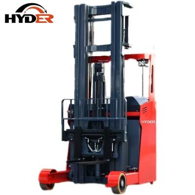 Full Electric Seated Forklift 2000kg Electric Reach Stacker for Warehouse Operations
