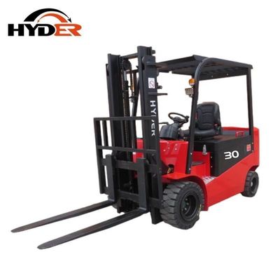 Electric Forklift Trucks 3t with Solid Tyre Hyder 4 Wheel Counterbalance and DC Motor