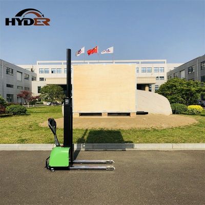 HSLF500 0.5t Capacity Lithium 48V 15ah Self Lifting Stacker for 1300mm Lifting Height