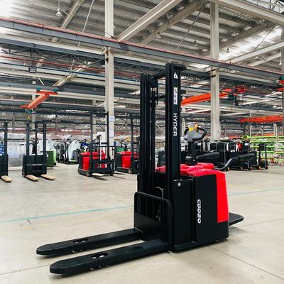 1.5t Standing Electric Stacker with 3.5m Lift Height from Hyder Stand-in Stackers