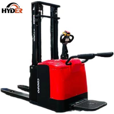 Electric Standing on Stacker Truck Pallet Lift Stacker for Smooth and Quiet Operation