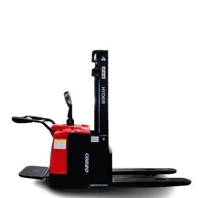Hyder 2.0 Ton Full Electric Pallet Stacker with DC Motor and Lithium Battery Stand