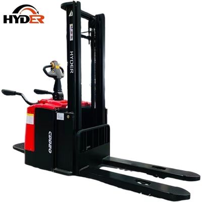 Hyder 2.0 Ton Full Electric Pallet Stacker with DC Motor and Lithium Battery Stand