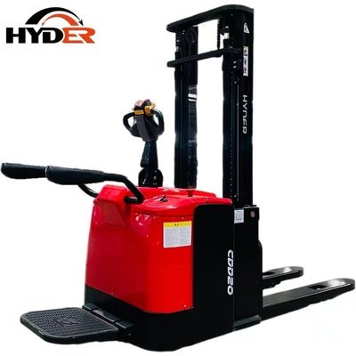 2000kg Load Capacity Electric Stacker for Discount and Lifting Height 3000mm--5500mm