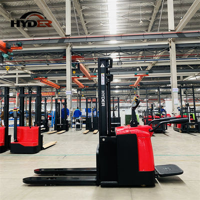 Stand-on Drive Electric Forklift Stacker with 1.5t Load Capacity and 3m Rise Height