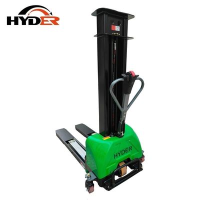 1300mm Lifting Height Full Electric Self Loading Pallet Stacker for 0.5t Load Capacity
