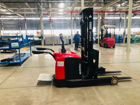 Flexible Standing Electric Reach Stacker for Warehouse 1.6t 3500lb AC Motor Drive