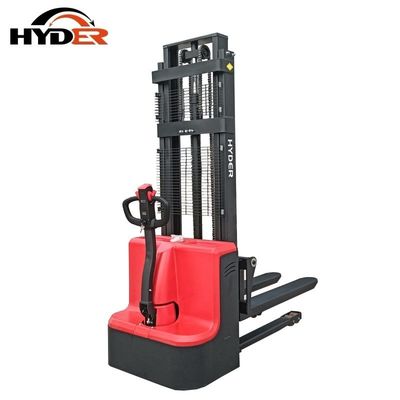1.0t Capacity Electric Walkie Straddle Loaders with Closed Pallet Stacking and AC Motor