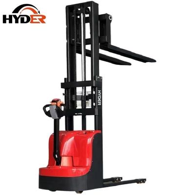 1.0t Capacity Electric Walkie Straddle Loaders with Closed Pallet Stacking and AC Motor
