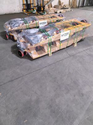 2t Load Capacity Hmp20 PU Wheel and Galvanized Hydraulic Hand Pallet Truck Jacks