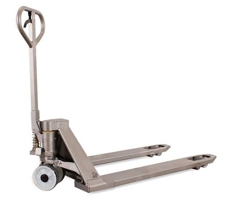 165.00cm * 90.00cm * 180.00cm Package Size 2 Ton PU Wheel 304ss Hydraulic Hand Pallet Truck Jacks