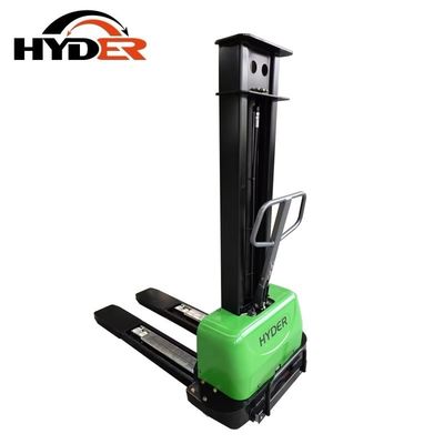 Electric Forklift 2200lb Pallet Stacker with Polyurethane Wheels and 800mm Lift Height