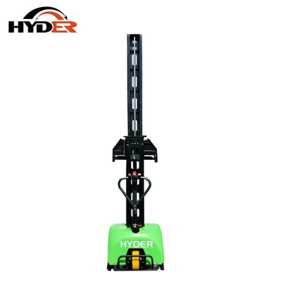 Mini Electric Stacker 1000kg 1300mm Unload Container Forklift with 400mm Load Center