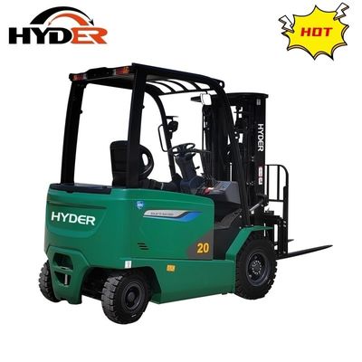 240.00cm * 130.00cm * 220.00cm 2.0t Electric Forklift with Lithium Battery and Charger