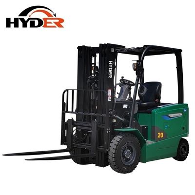 240.00cm * 130.00cm * 220.00cm 2.0t Electric Forklift with Lithium Battery and Charger