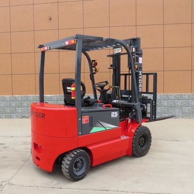 2.5ton Four Wheels Counterbalance Electric Forklift Materials Handling with DC Motor