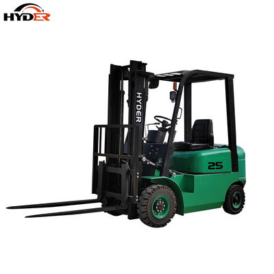 Solid Tire Type Hyder Manufacture CPD25Z 2.5t Electric Forklift with Lithium Battery