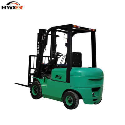 Hyder Full Electric Battery Operated Forklift Truck 2.5ton with Lift Motor and Mast