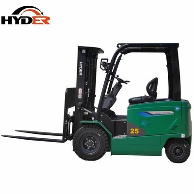 AC Motor Electric Forklift with 2.5tons Load Capacity and Side Shift Solid Tires