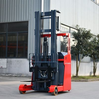 AC Motor 1.6t Electric Reach Truck with 3 Stage Full Mast Lifting Height 5/6/7/8/9/10/11m