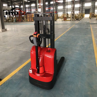 1t 1.5t Load Capacity Walkie Stacker with AC Motor Drive Motor and Load Center 500mm