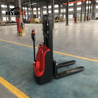 1t 1.5t Load Capacity Walkie Stacker with AC Motor Drive Motor and Load Center 500mm