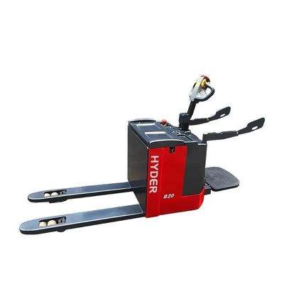 4400lbs Capacity Electric Powered Stand on Pallet Jack with American Curtis Controller
