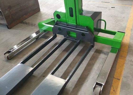 1.0t Straddle Leg Electric Stacker with Wide Legs Lift Height 800/1000/1300/1600mm