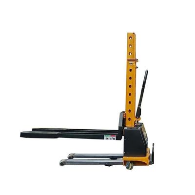 500kg Semi Electric Self Loading Forklift Hsls500 Portable Self Lifting Stacker