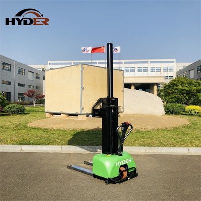 HSLF500 0.5t Capacity Lithium 48V 15ah Self Lifting Stacker for 1300mm Lifting Height